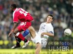 Fussball Uefa-Cup: Bochum - Luettich, Zweikampf