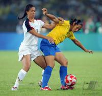 FUSSBALL  Olympia 2008  Finale Frauen  Brasilien - USA
