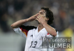 FUSSBALL  Lnderspiel Testpiel Deutschland - Belgien JUBEL; Michael Ballack (GER)