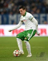 Fussball, 1. Bundesliga  Saison 2014/2015: FC Schalke 04 - SV Werder Bremen