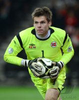 Fussball International WM Qualifikation 2014:  Torwart Rune Almenning Jarstein (Norwegen)