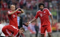 Fussball  1. Bundesliga Saison 2013/2014: FC Bayern Muenchen - Borussia Moenchengladbach
