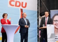 Politik, Bundestagswahl 2021 Wahlkampf CDU; Union-Kanzlerkandidat Armin Laschet