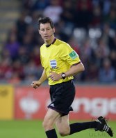 Fussball DFB Pokal 2. Runde 13/14: Schiedsrichter Wolfgang Stark