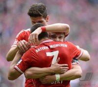 Fussball 1. Bundesliga  Saison  2012/2013:  JUBEL FC Bayern Muenchen
