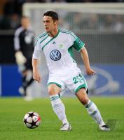 FUSSBALL CHAMPIONS LEAGUE:  VfL Wolfsburg, GENTNER Einzelaktion