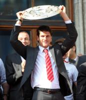 Fussball: FC Bayern feiert zum Saisonabschluss auf dem Marienplatz