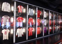 Fussball: Sonderausstellung in der Erlebniswelt des FC Bayern Muenchen in der Allianz Arena