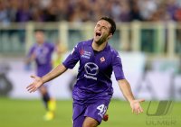 FUSSBALL SERIE A 2013/2014: JUBEL Giuseppe Rossi (AC Florenz)