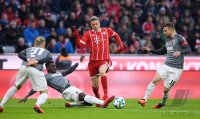 FussFussball  1.Bundesliga   Saison 17/18: FC Bayern Muenchen - FC Augsburg