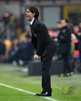 Fussball International Serie A 14/15: Trainer Filippo Inzaghi (AC Mailand)