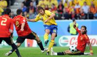 FUSSBALL EURO 2008: Schweden - Spanien