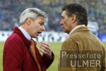 Fussball 1. Bundesliga: Manager Maier und Rudi Assauer