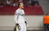 Fussball CHL  Saison 2014/2015: Torwart Julio Cesar (Benfica Lissabon)