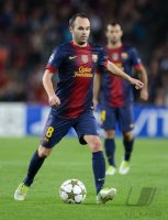 FUSSBALL INTERNATIONAL CHL 12/13:  Andres Iniesta (Barca)