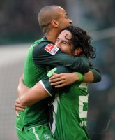 Fussball: 1. Bundesliga Saison 2010/2011: Moenchengladbach - Bremen