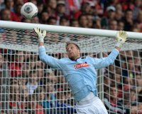 Fussball  1. Bundesliga  13/14: Torwart Oliver Baumann (SC Freiburg)
