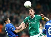 Fussball UEEA CUP ACHTELFINALE: Bremen - Glasgow