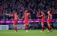 Fussball 1. Bundesliga Saison 17/18: FC Bayern Muenchen - VfL Wolfsburg