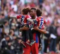 Fussball 1. Bundesliga  Deutscher Meister 14/15 FC Bayern Muenchen