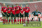 FUSSBALL   VfB Stuttgart - Bayer Leverkusen Bayer Mauer