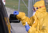 Corona Teststelle Tuebingen: Corona-Drive-In auf dem Tuebinger Festplatz