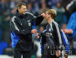 Fussball 1. Bundesliga: Bochum - Schalke, Jubel Schalke