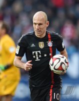 Fussball 1. Bundesliga Saison 14/15: Arjen Robben (FC Bayern Muenchen)