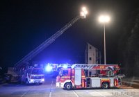 Begruessung der neuen Drehleiter der Freiwilligen Feuerwehr Horb