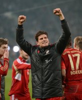 FUSSBALL  DFB POKAL SAISON  11/12  HALBFINALE: JUBEL FC Bayern Muenchen
