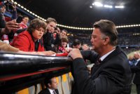 Fussball Champions League  Saison 2010/2011: Trainer Louis van Gaal (FC Bayern Muenchen)