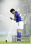 Fussball Pokal Finale: Schalke - Bayern, Lincoln am Rasensprenger