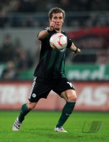 Fussball: 1. Bundesliga Saison 2010/2011: Wolfsburg, PEKARIK am Ball