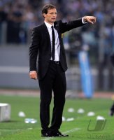 FUSSBALL SERIE A:  Trainer Massimilliano Allegri (AC Mailand)