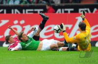 FUSSBALL, 1. BUNDESLIGA, 28. Spieltag: Bremen - Nuernberg