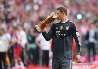 Fussball 1. Bundesliga  Deutscher Meister 14/15 FC Bayern Muenchen