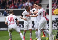 Fussball 1. Bundesliga Saison 14/15: VfB Stuttgart - SC Freiburg