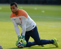 Fussball International: Torwart Michel Vorm (Holland)