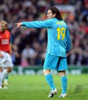 Fussball CHL  Halbfinale:  MESSI (Barca)