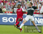 FUSSBALL  1. Liga Spielszene FC Bayern - Stuttgart