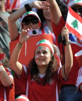 Fussball International WM Qualifikation 2014: Libanon Fan