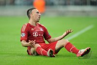 Fussball CHL  Saison 2011/2012:  Franck Ribery (FC Bayern Muenchen)
