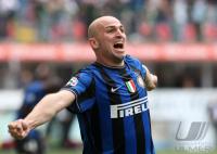 FUSSBALL SERIE A:  JUBEL Esteban Matias Cambiasso Deleau (Inter)