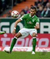 Fussball, 1. Bundesliga  Saison 2014/2015: SV Werder Bremen - FC Bayern Muenchen