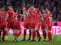 Fussball  1.Bundesliga   Saison 17/18: FC Bayern Muenchen - Borussia Moenchengladbach
