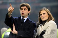 FUSSBALL SERIE A: Andrea Agnelli mit Frau Emma Winter (Juve)