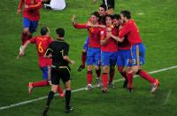 FUSSBALL WM 2010  HALBFINALE: Deutschland - Spanien