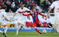 Fussball 1. Bundesliga Saison 14/15: VfB Stuttgart - FC Bayern Muenchen