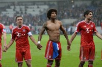 Fussball  1. Bundesliga  13/14: JUBEL FC Bayern Muenchen