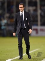 Fussball Supercoppa Italia Finale 2014 in Doha: Trainer Massimiliano Allegri (Juventus Turin)
